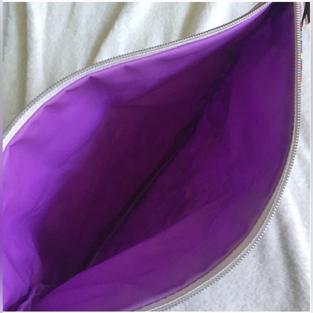 NWOT Mara Hoffman For Sephora Collection Zippered Multicolored Foldover Bag! - Picture 7 of 13